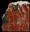 Tall Arizona Petrified Wood Bookends - Deep Red #45367-1